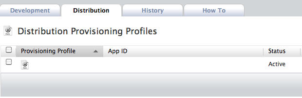 Provisioning Profiles